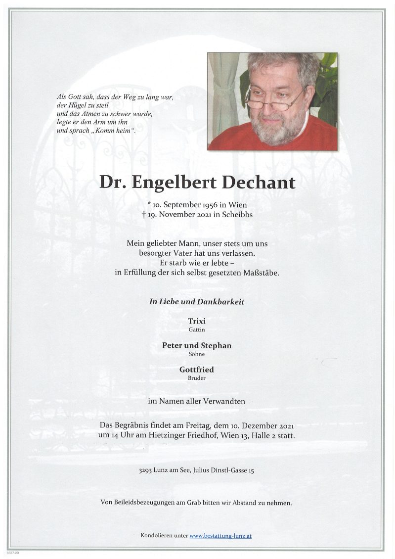 Dr. Engelbert Dechant