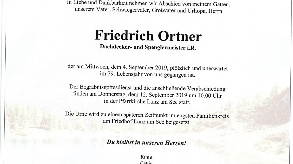 Friedrich Ortner