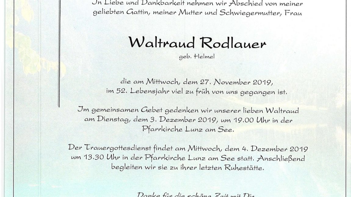 Waltraud Rodlauer