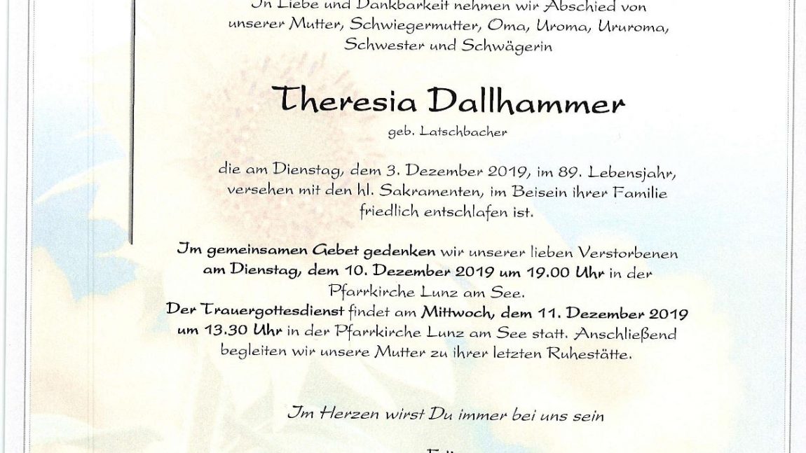 Theresia Dallhammer