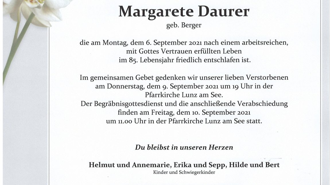 Margarete Daurer