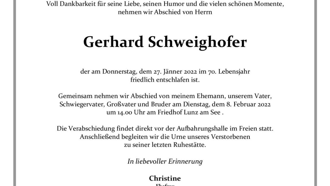 Gerhard Schweighofer