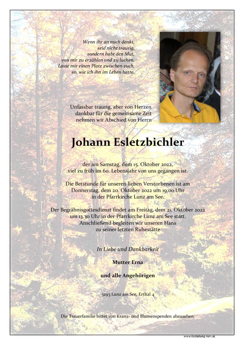 Johann Esletzbichler