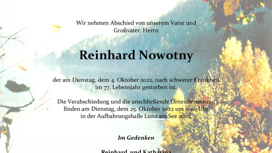 Reinhard Nowotny