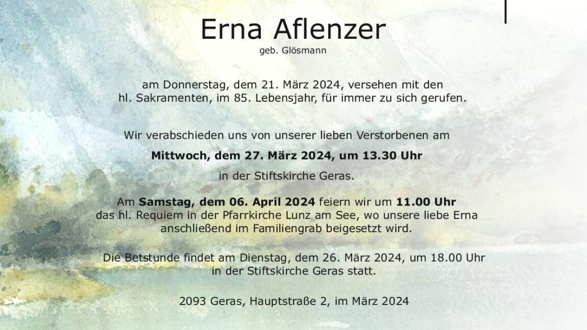 Erna Aflenzer